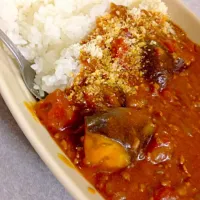 ナスとトマトのキーマカレー|しのあさみさん