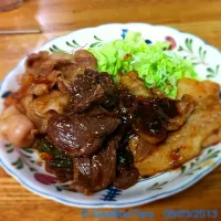 Snapdishの料理写真:焼肉定食(^ ^)|Mayu Kawaguchiさん