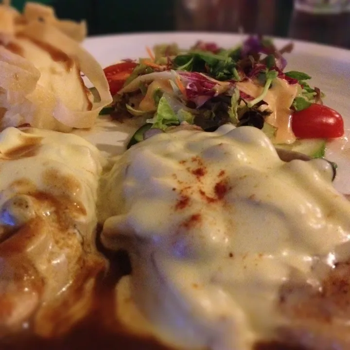 Pork Chop with melted cheese and mushroom|Jeremy Khooさん