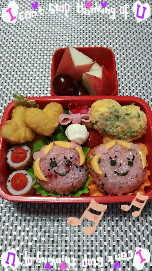 女の子弁当♡|さくらさん