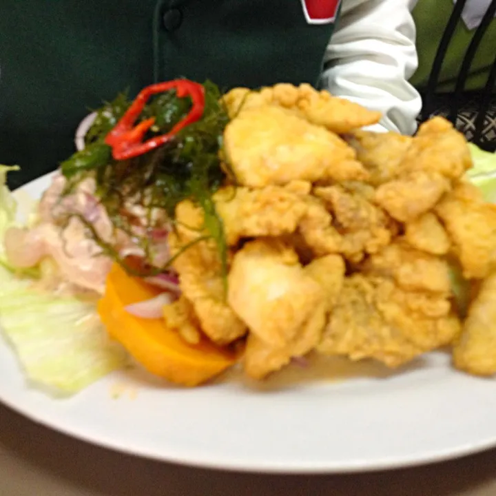 Cebiche y Chicharrón de Pescado|Justo Romeroさん