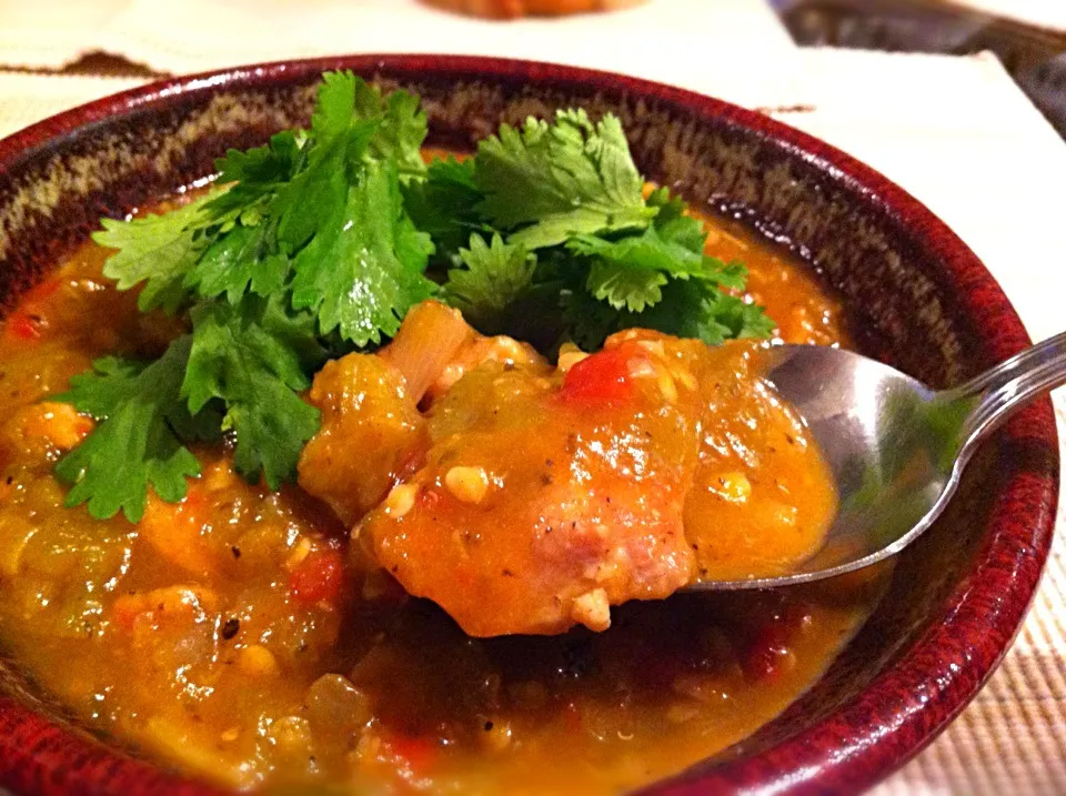 Green Chili ( roasted hatch pepper)|Nanaさん