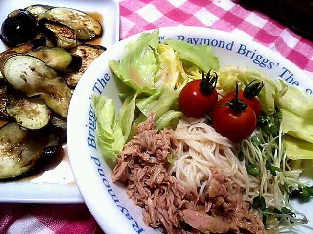 時間の無い夕飯は簡単に出来るぶっかけ素麺!!|わこさん