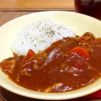 Snapdishの料理写真:トマト缶 カレーライス|みなさん