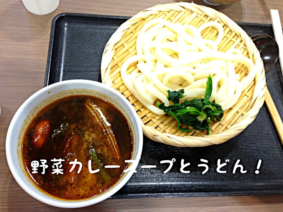 野菜カレースープとうどん！|ローゼルさん