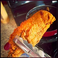 Snapdishの料理写真:Fried Bass Caught 1hr ago|Keith Hendersonさん