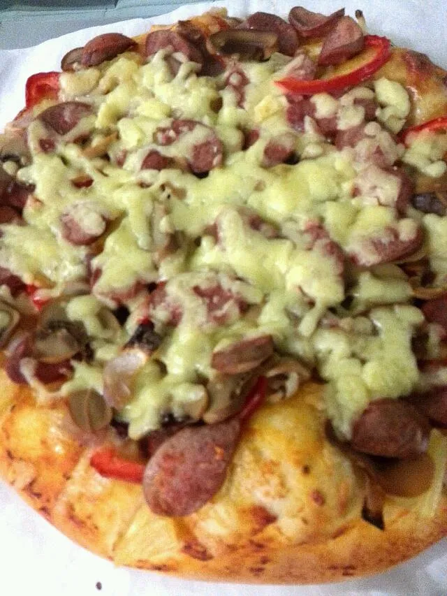 homemade pizza♡|Christine Pangさん