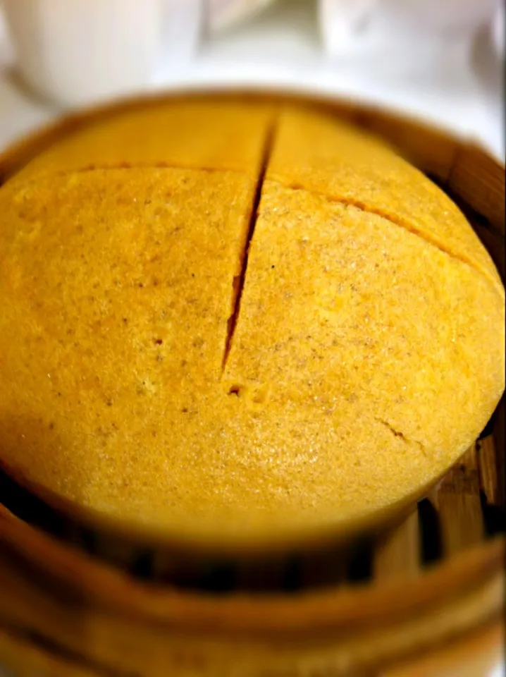 Steamed Chinese sweet bread (ma lai gao) dim sum|Juliee ~ ジュリーさん