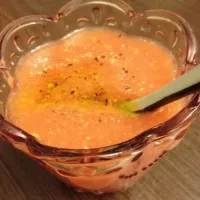 Snapdishの料理写真:Gazpacho (cold tomato soup)|piggybistroさん