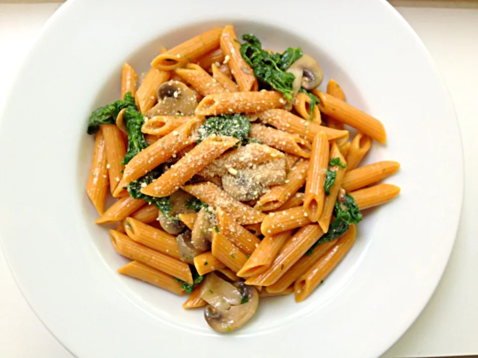 Mushroom kale penne|Bridgetさん