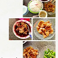 Snapdishの料理写真:Cao sơn nướng sả tế, bò hầm thuốc bắc, ngà voi óc khỉ|Bùi Ngọc Hàさん