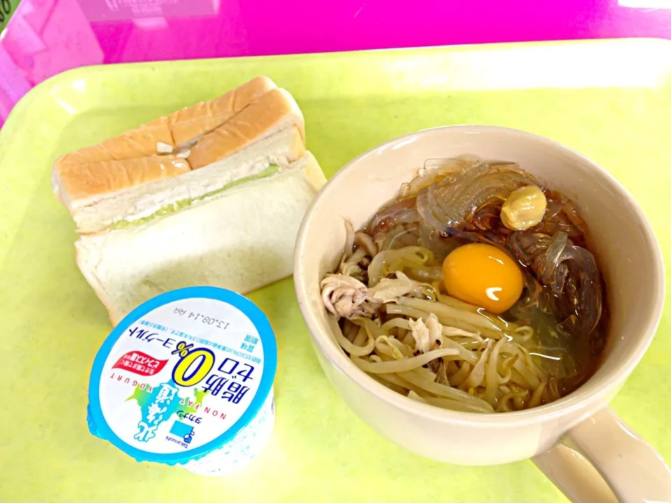 🍞チキンサンド🐓&冷麺風心太|マニラ男さん