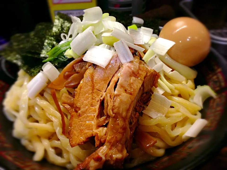 Snapdishの料理写真:煮干し王つけ麺。美味しかったけど…後を引く旨さでは…o(^_-)O|まあん👽さん