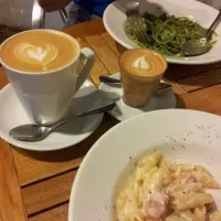 salmon cream penne with coffee|karenyuenさん