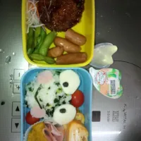 Snapdishの料理写真:ｹﾛｯﾋﾟ弁当|かつまあやのさん