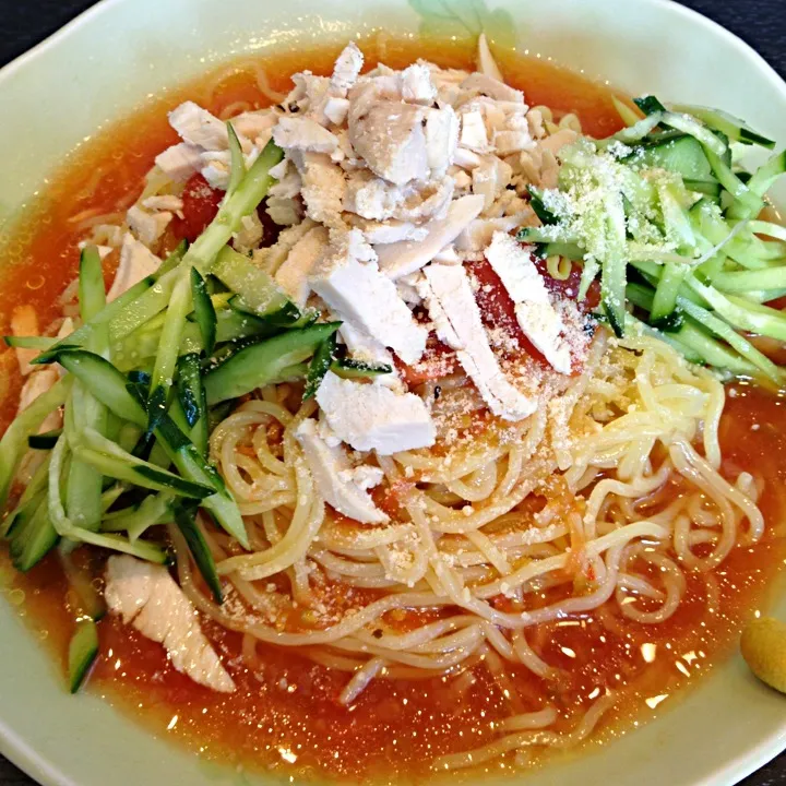 トマト冷麺|るみおんさん