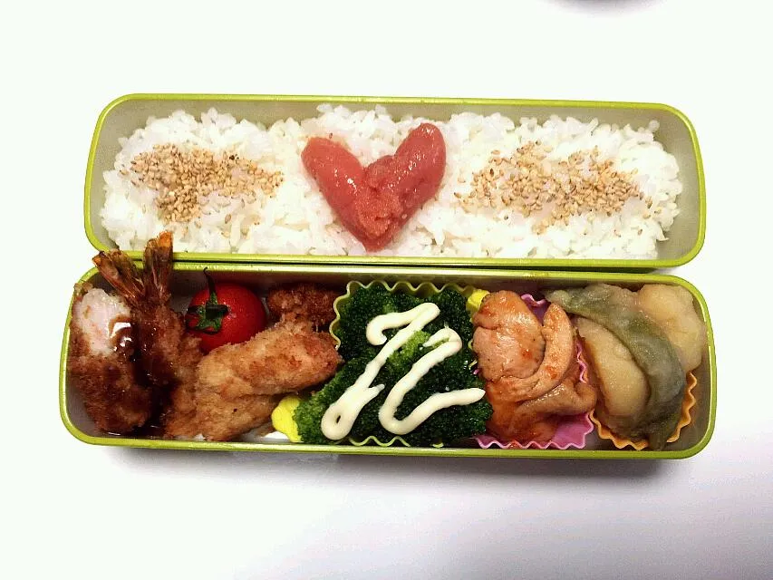 Snapdishの料理写真:2013.8.6
旦那お弁当(*^^*)|さやさん