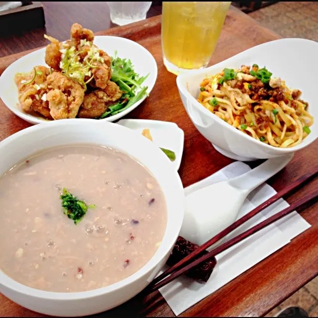 あべ鶏の香り揚げ_ゆず風味  お粥と麺のランチ！|shuさん