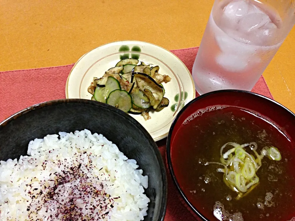 Snapdishの料理写真:単身赴任の親父の朝食!  (^-^)|Kei Satoさん