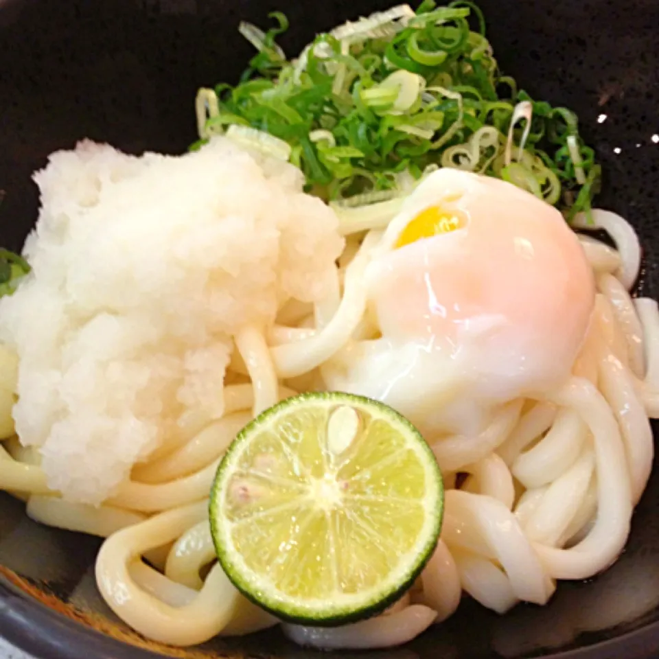 すだちうどん生醤油|梅花権現さん