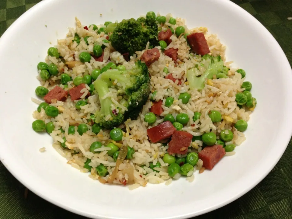 veg and meat fried rice|yvesmcqueenさん