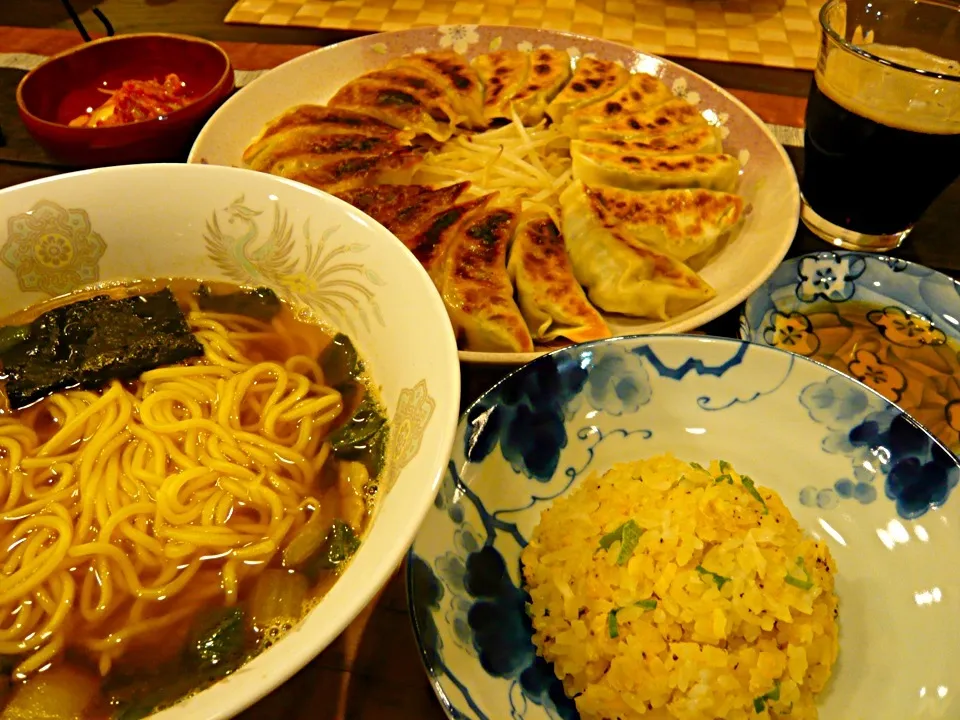 ラーメン、餃子、炒飯定食|masakoさん