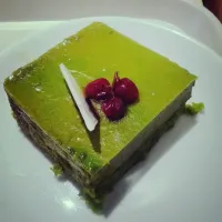 pandan tiramisu cake ♥♡♥|yessaさん