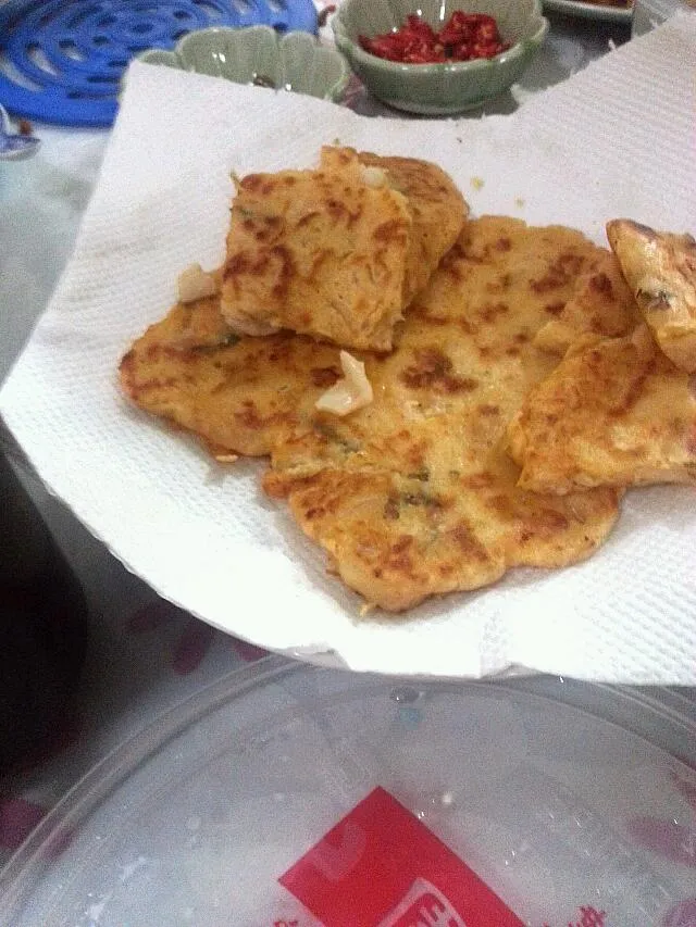 carbohydrates... kimchi pancakes...|Lilianさん