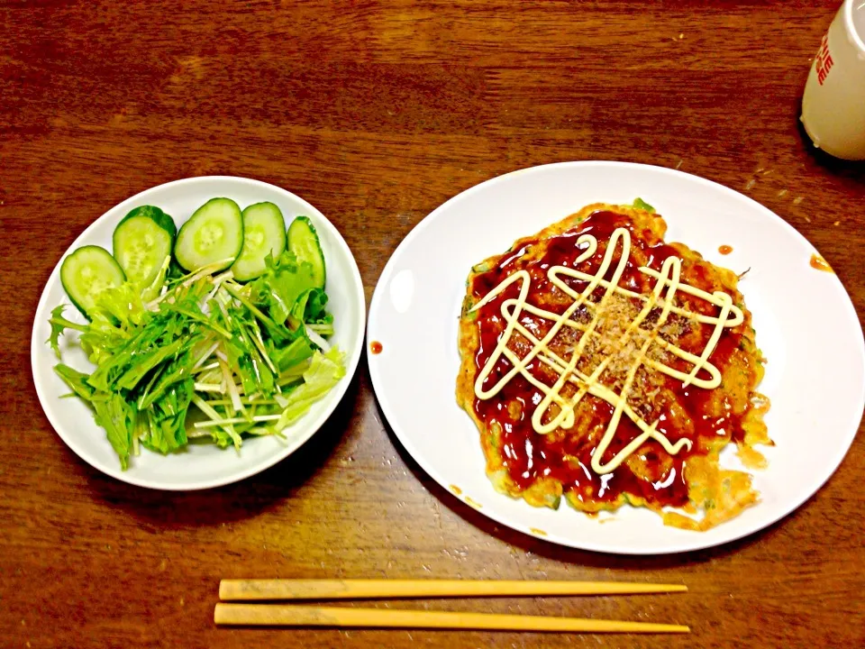 Snapdishの料理写真:お好み焼きー♪♪|chikoさん