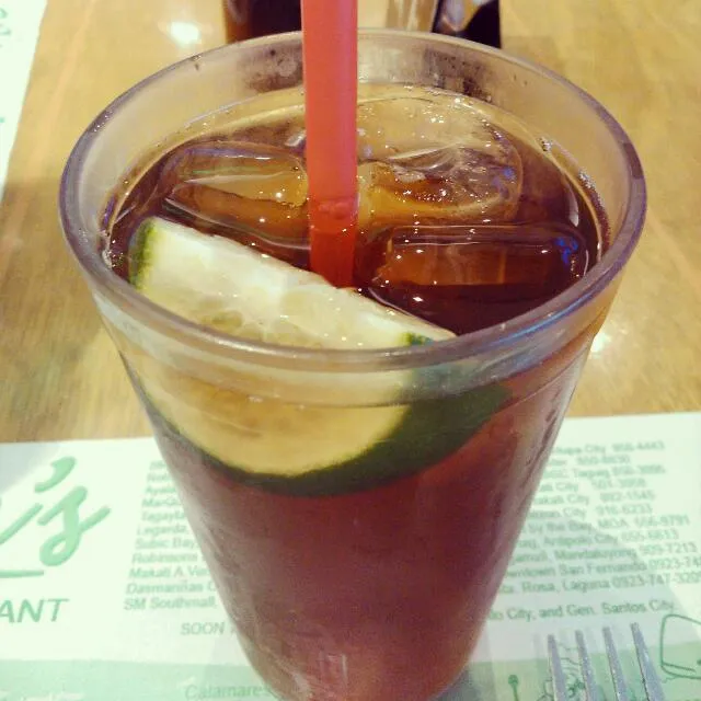 cool lemon iced tea :-)|Michelle Ann Elazeguiさん