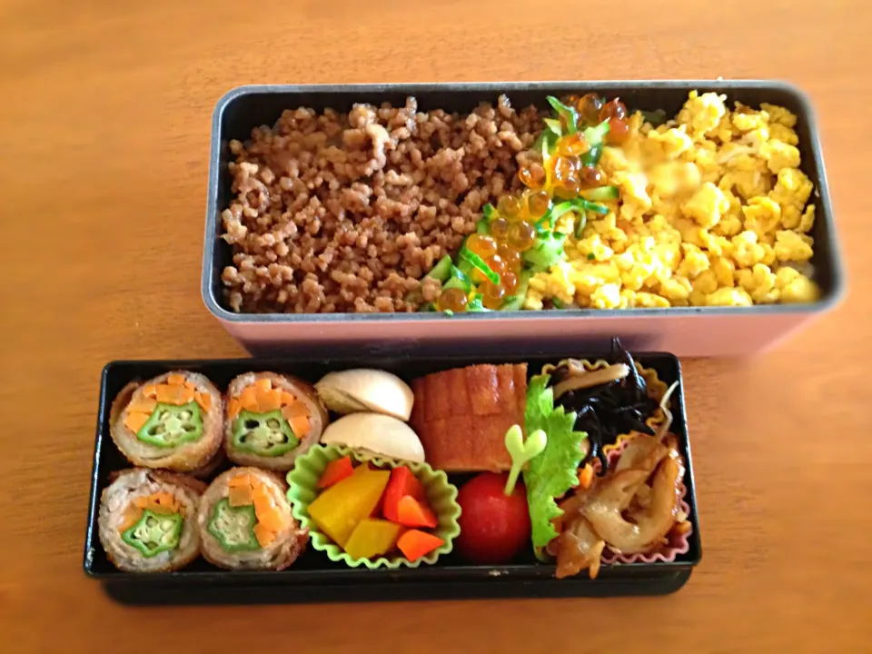 娘用お弁当 部活|タミままさん