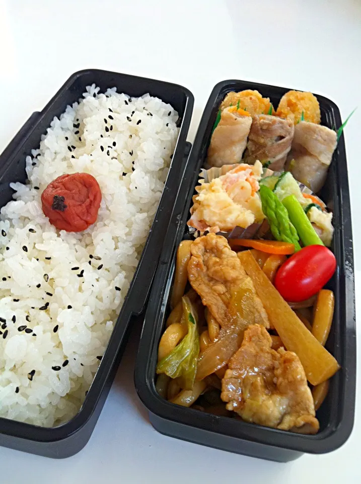 今日の旦那弁当|あみん´ω`)ﾉさん