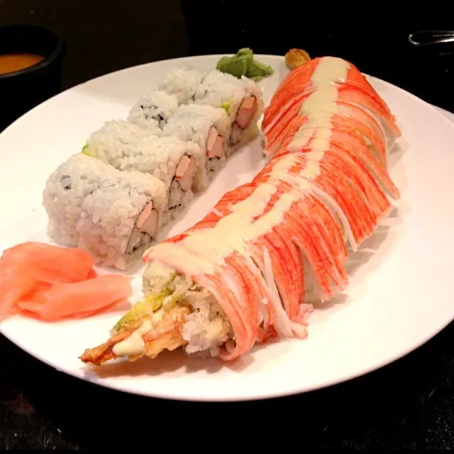 Snapdishの料理写真:Wasabi Roll & Philly Roll w/Crab (Shiki Sushi - Durham, NC)|Phyliciaさん