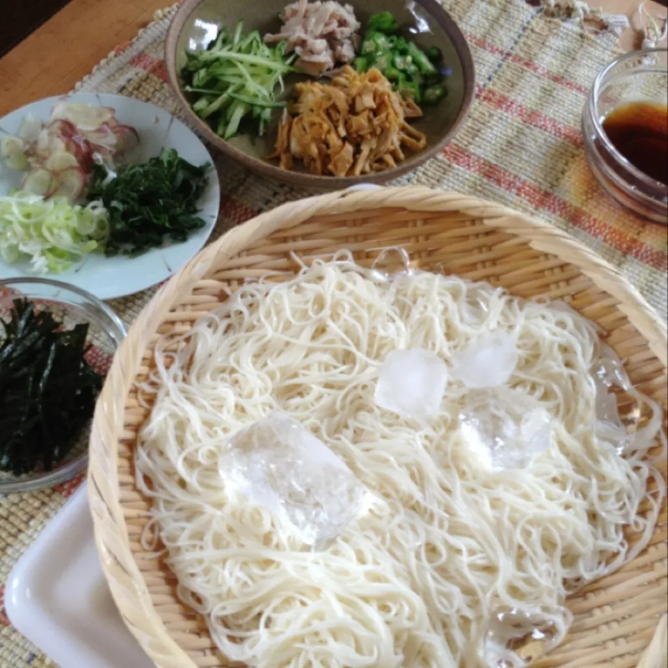 Snapdishの料理写真:そうめん^o^|まっきーさん