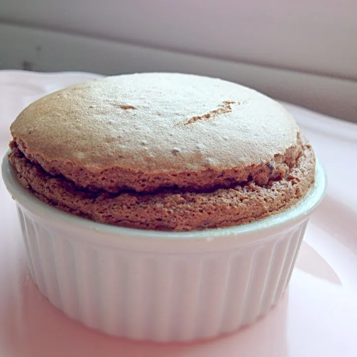 自分作るのチョコのスフレ自己做的巧克力舒芙蕾|WMJさん