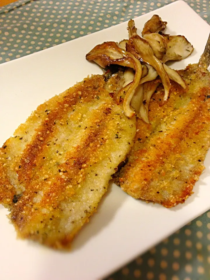 イワシのチーズパン粉焼き|トモさん