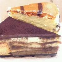 Snapdishの料理写真:#Tiramisu&Marble Cheese Cake#|CcWen WenCcさん