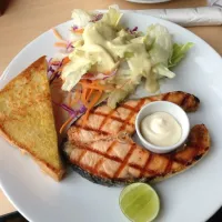 Snapdishの料理写真:Salmon steak|darumi.nwさん