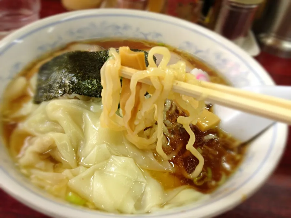 支那ワンタン麺@中華そば白河・仲町台|らーめん好き！さん