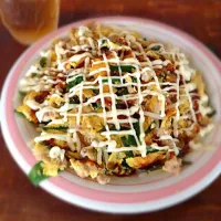 お好み焼き風卵料理|いーのさん