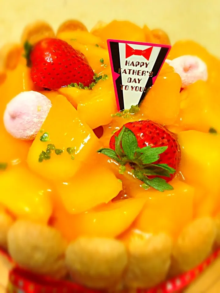 Mango cake for Father's Day!|Sabrinaさん