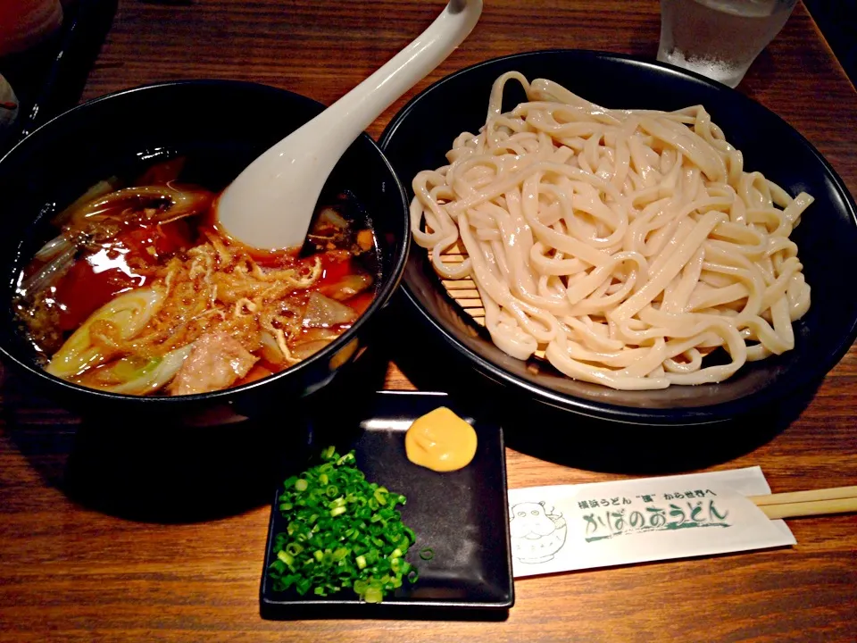 石川町かばのおうどん かばのつけ汁おうどん「肉汁」|ponnaoさん