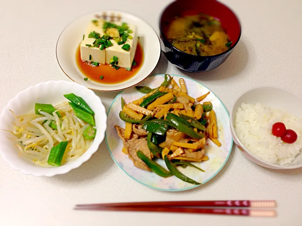 チンジャオロース定食|あずささん