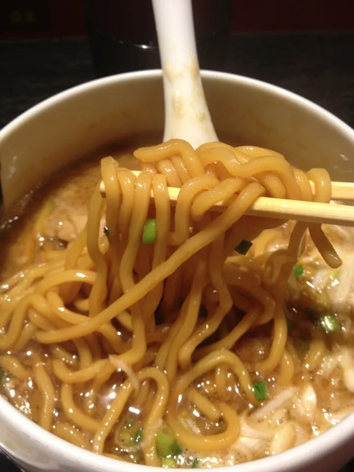 Snapdishの料理写真:あらとん醤油の麺|morimi32さん