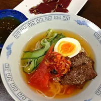 Snapdishの料理写真:韓国冷麺|marippeさん