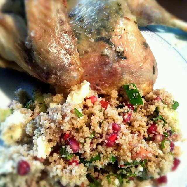 Snapdishの料理写真:Grilled Chicken with CousCous / Gegrilde kip met couscous|Frank&Jolanda - Eteninbeeldさん