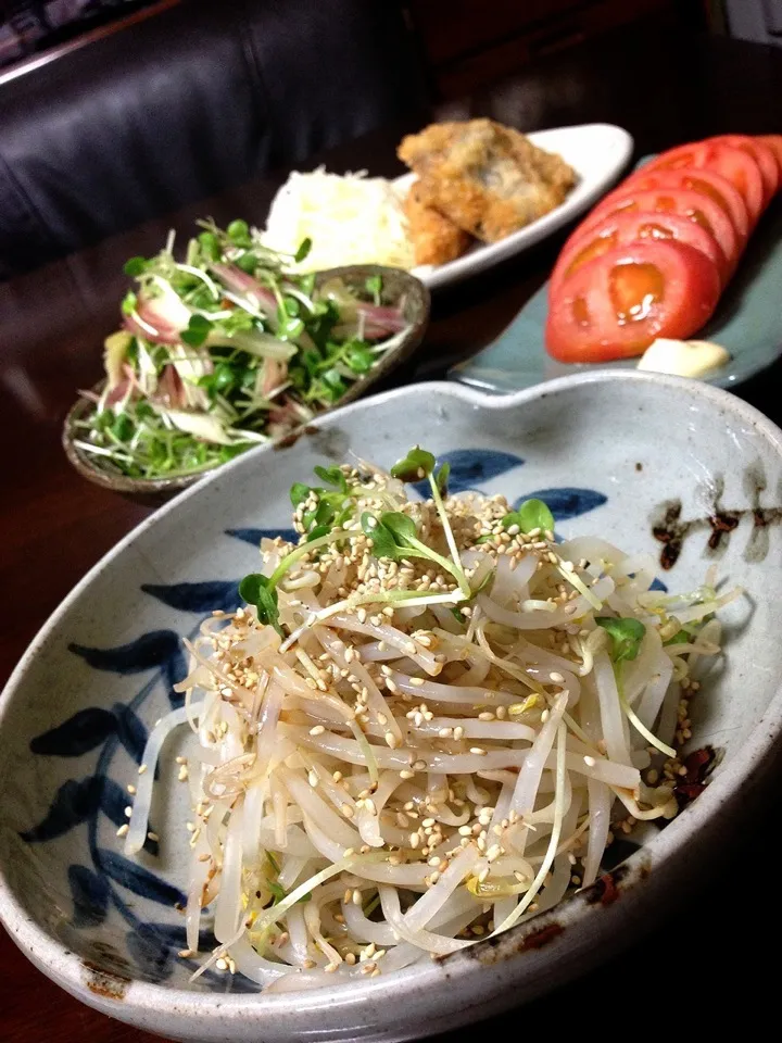 Snapdishの料理写真:朝からモリモリ💪今日の朝食🍴|中さんさん