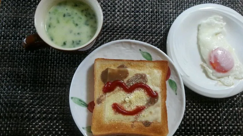 普通の朝食(^O^)/|たくぞうさん