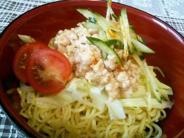 夏休みランチは冷やし肉味噌麺|ゆっこさん