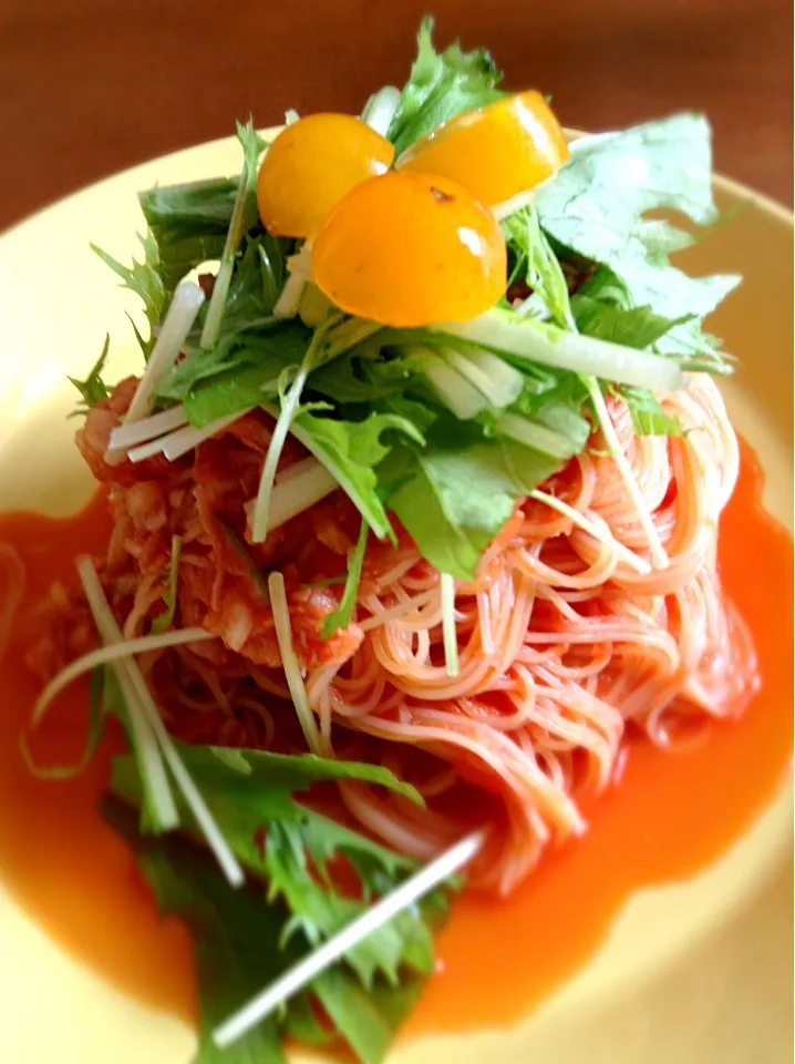 トマトとツナの冷製パスタ|hanaさん